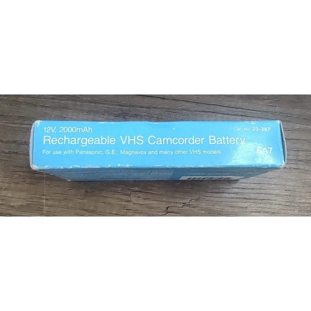 Radio Shack Camcorder Battery 12V 2000mAh NiCd for VHS Camcorders 23-287